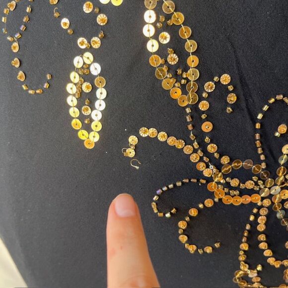 ECI New York seqiun beaded asymmetrical dress - Picture 5 of 7